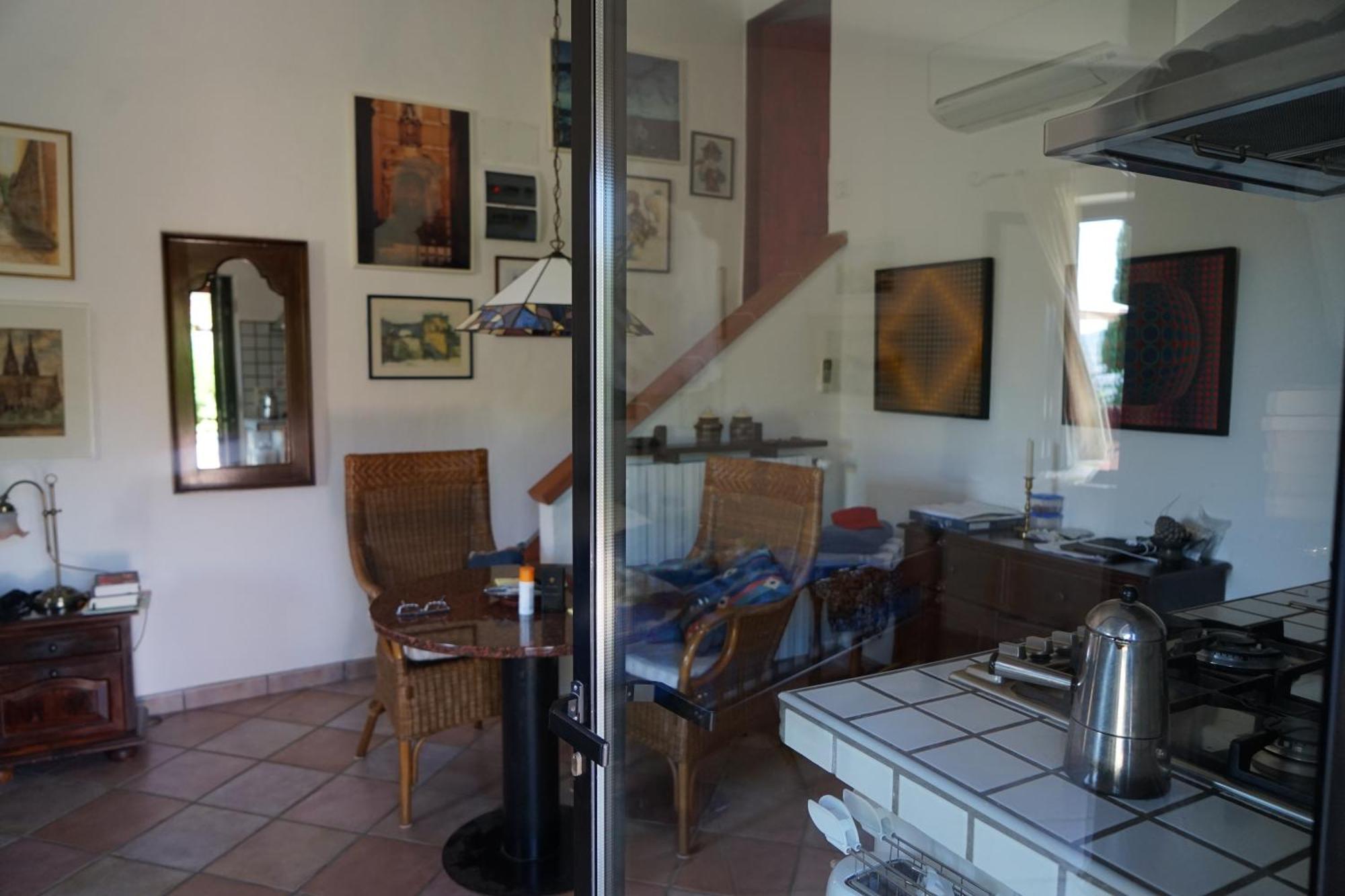 Studio-Appartment In Landhaus Mit Meerblick Porto Azzurro Dış mekan fotoğraf