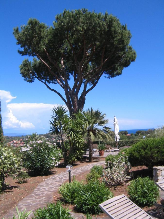 Studio-Appartment In Landhaus Mit Meerblick Porto Azzurro Dış mekan fotoğraf