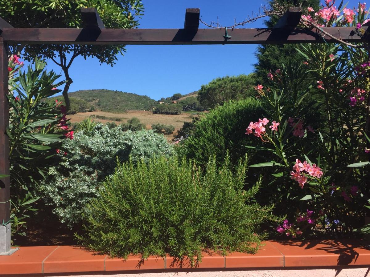 Studio-Appartment In Landhaus Mit Meerblick Porto Azzurro Dış mekan fotoğraf